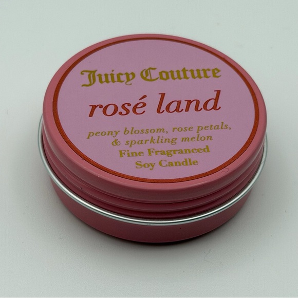 Juicy Couture Rosé Land Fine Fragranced Soy Candle 🌸 1 oz Tin - Picture 4 of 15